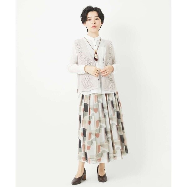 ジャンニ・ロ・ジュディチェ（GIANNI LO GIUDICE）/[日本製]サモーラチュールプリントスカート_17
