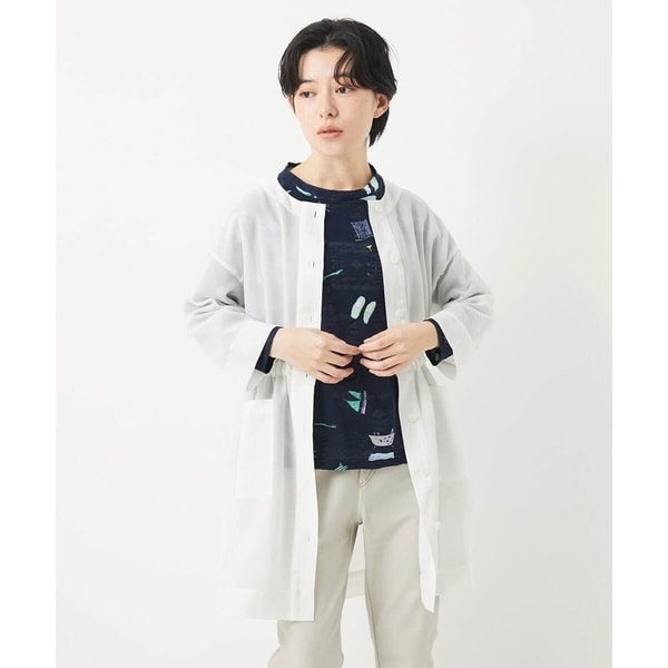 ジャンニ・ロ・ジュディチェ（GIANNI LO GIUDICE）/メッシュシアーチュニック丈羽織