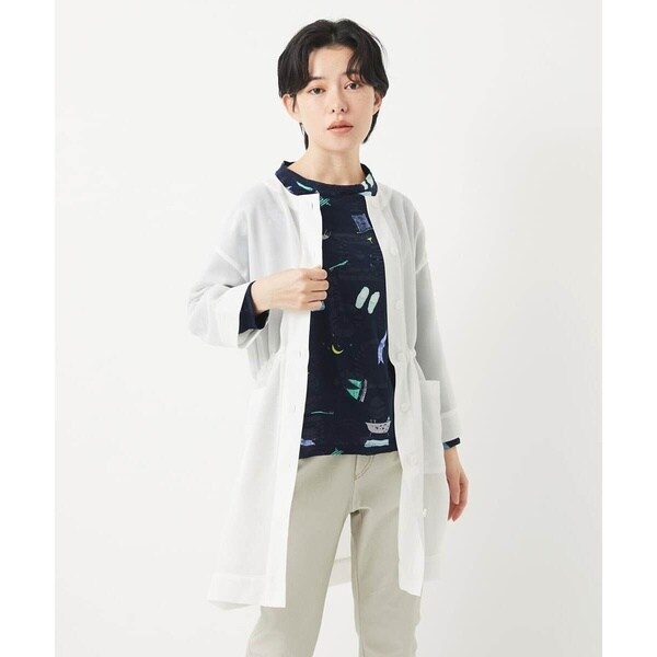 ジャンニ・ロ・ジュディチェ（GIANNI LO GIUDICE）/メッシュシアーチュニック丈羽織