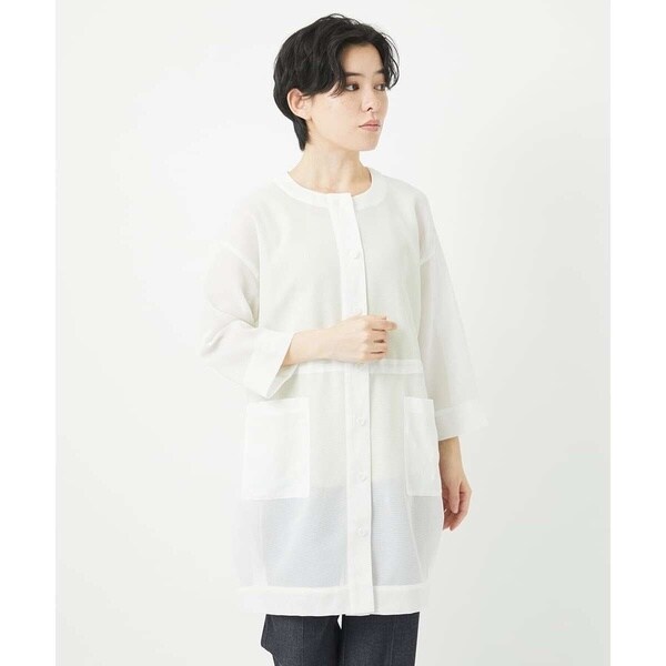 ジャンニ・ロ・ジュディチェ（GIANNI LO GIUDICE）/メッシュシアーチュニック丈羽織