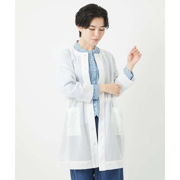 ジャンニ・ロ・ジュディチェ（GIANNI LO GIUDICE）/メッシュシアーチュニック丈羽織