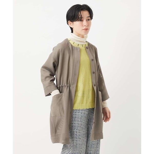 ジャンニ・ロ・ジュディチェ（GIANNI LO GIUDICE）/メッシュシアーチュニック丈羽織