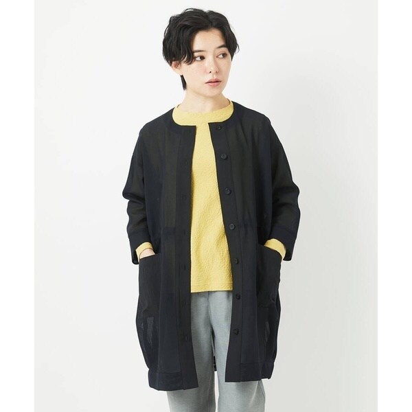 ジャンニ・ロ・ジュディチェ（GIANNI LO GIUDICE）/メッシュシアーチュニック丈羽織