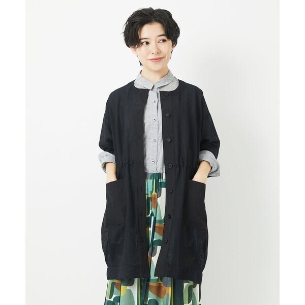 ジャンニ・ロ・ジュディチェ（GIANNI LO GIUDICE）/メッシュシアーチュニック丈羽織