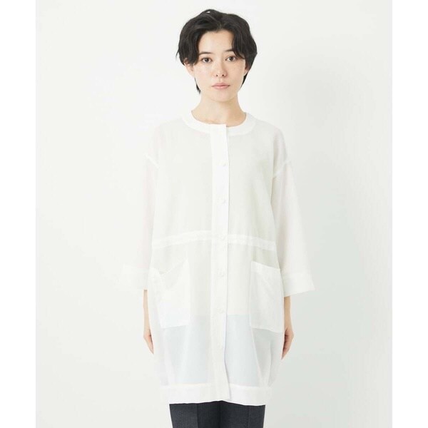 ジャンニ・ロ・ジュディチェ（GIANNI LO GIUDICE）/メッシュシアーチュニック丈羽織