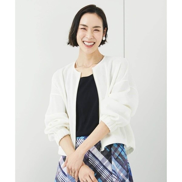 ミッシェルクラン（MICHEL ）/[小さいサイズ]シアーメッシュダンボールブルゾン