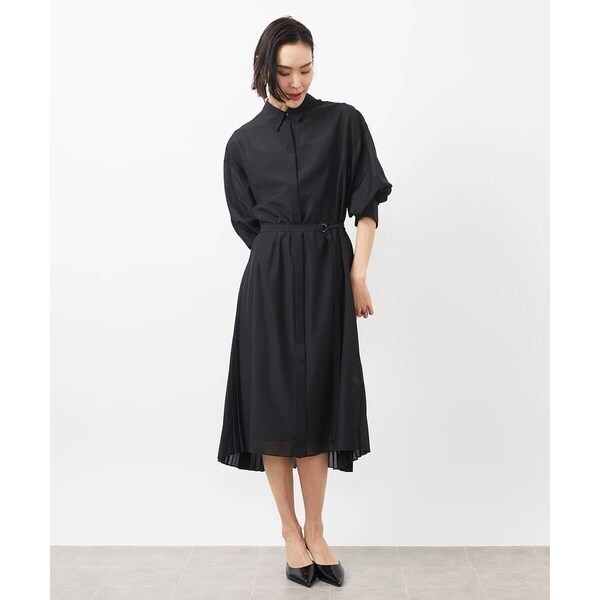 ミッシェルクラン（MICHEL KLEIN）/[小さいサイズ]バックプリーツ3WAYワンピース_4