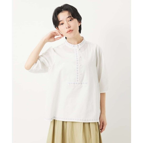 ジャンニ・ロ・ジュディチェ（GIANNI LO GIUDICE）/デニムプルオーバーブラウス