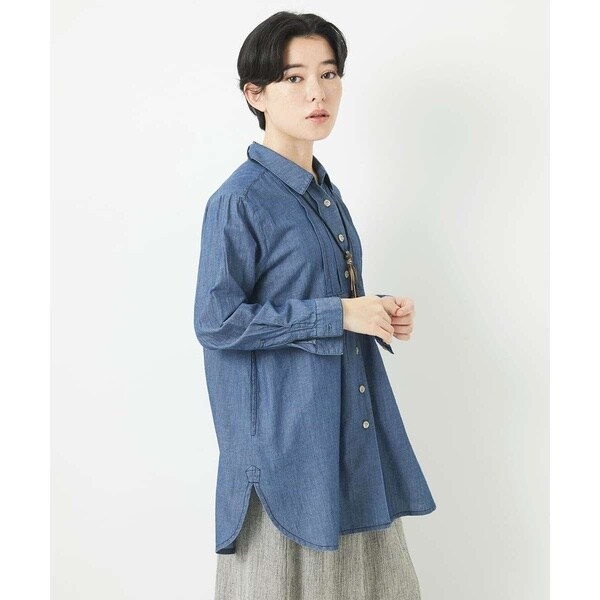 ジャンニ・ロ・ジュディチェ（GIANNI LO GIUDICE）/デニムチュニックブラウス_10