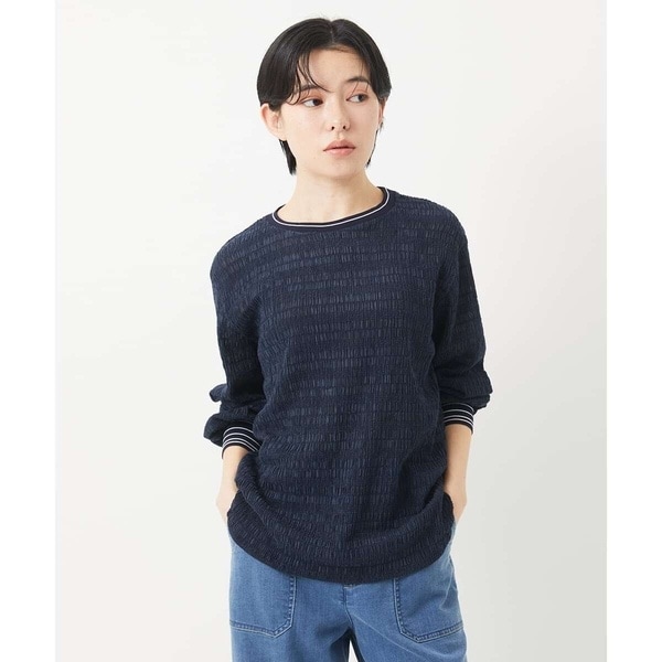 ジョルジュ・レッシュ（ES RECH）/ランダムシャーリングレースカットソー