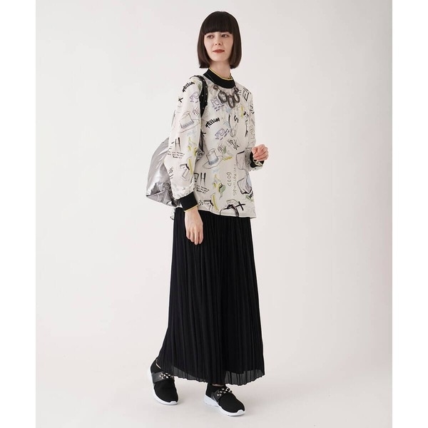 ヒロコビス（hirokobis）/【小さいサイズ】ジョーゼットプリーツワイドパンツ ヒロコビス（hirokobis）/【小さいサイズ】ジョーゼットプリーツワイド