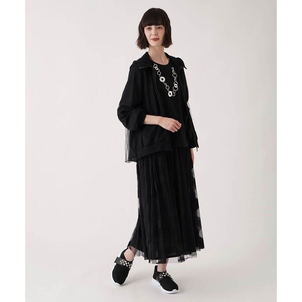ヒロコビス（hirokobis）/【小さいサイズ】ランダムストライプチュールスカート_10