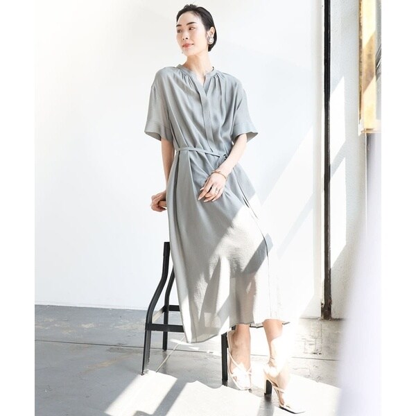 ミッシェルクラン（MICHEL KLEIN）/[小さいサイズ]3WAYロングシャツワンピース_17