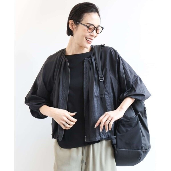ミッシェルクラン（MICHEL KLEIN）/[小さいサイズ]シアーノーカラーブルゾン_2