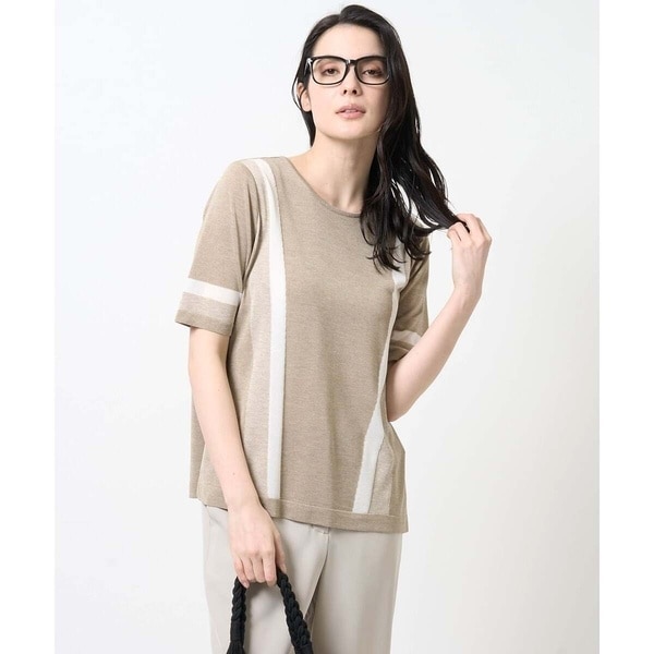 クリスチャンオジャール（christianaujard）/配色デザインニット