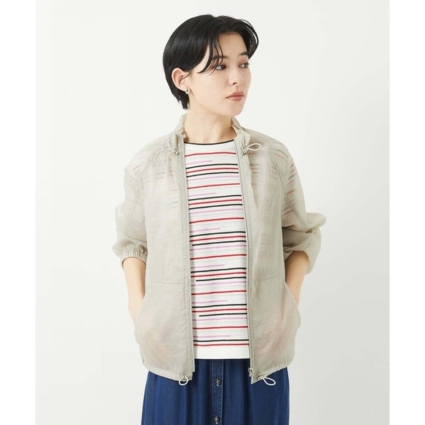 ジョルジュ・レッシュ（ES RECH）/シアースタンドギャザーブルゾン