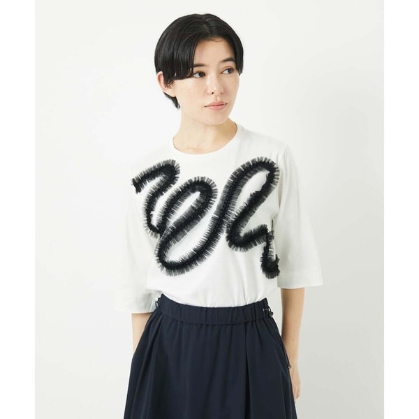 ジョルジュ・レッシュ（ES RECH）/チュールテープライン7分袖カットソー