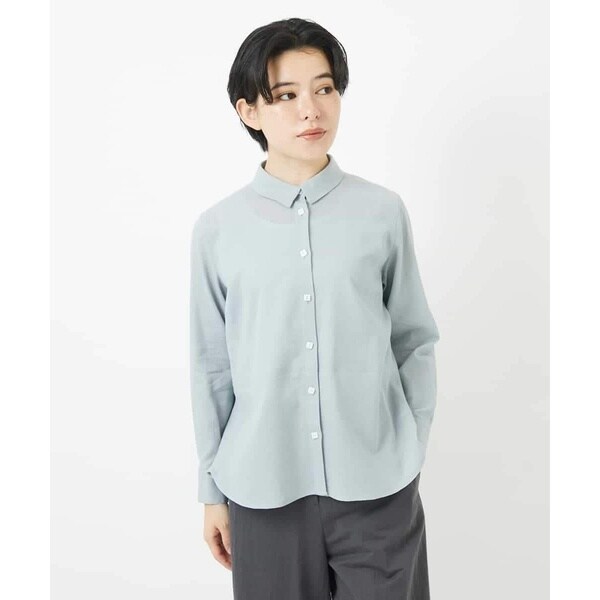 ジャンニ・ロ・ジュディチェ（GIANNI LO GIUDICE）/スクエアボタンコットンブラウス