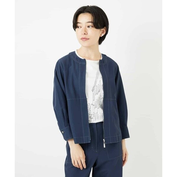 クリスチャンオジャール（christianaujard）/【セットアップ対応】ノーカラージップアップブルゾン