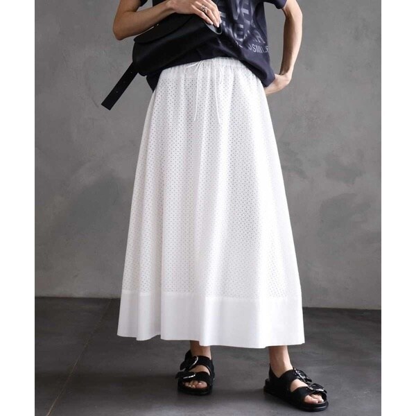 ミッシェルクラン（MICHEL ）/[小さいサイズ]エンブロイダリーレーススカート(セットアップ対応)