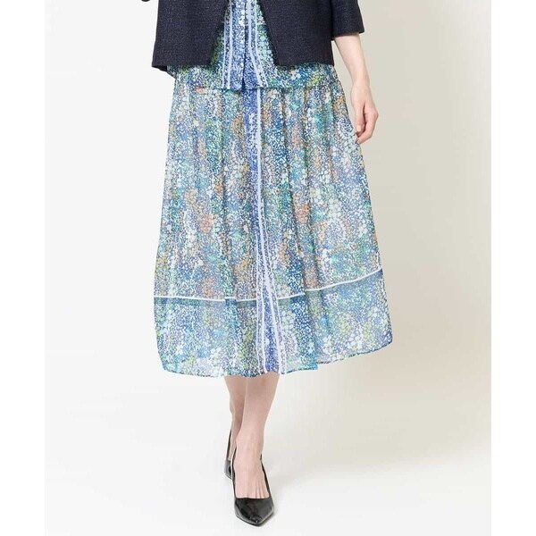 クリスチャンオジャール（christianaujard）/[セットアップ対応]フローラルドットプリントスカート