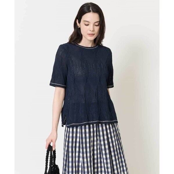 クリスチャンオジャール（christianaujard）/ラメデザインサマーニット