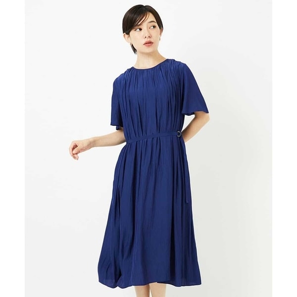 ヒロコビス（hirokobis）/【小さいサイズ】タックデザインワンピースの