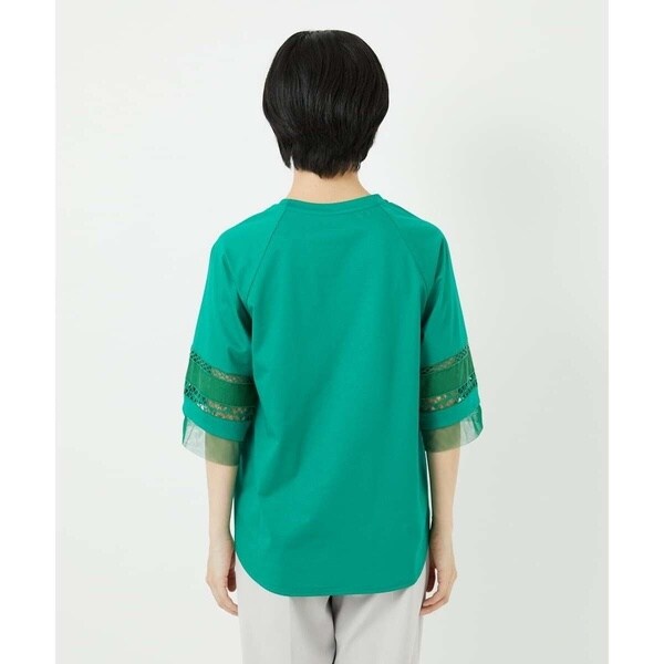 ジョルジュ・レッシュ（GEORGES RECH）/チュールエンブロイダリー6分袖