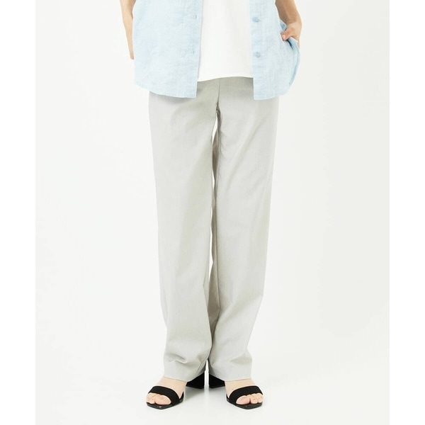 ジャンニ・ロ・ジュディチェ（GIANNI LO GIUDICE）/コットンリネンストレッチストレートパンツ