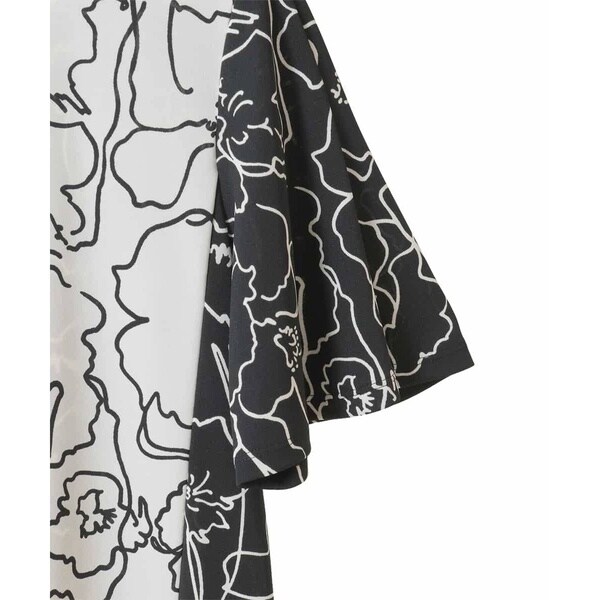 ヒロコビス（hirokobis）/【小さいサイズ】カトレア柄バイカラー