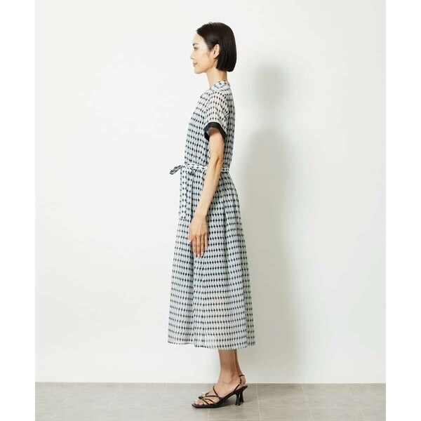 ミッシェルクラン（MICHEL KLEIN）/［小さいサイズ］ジオメトリック柄ワンピース_5