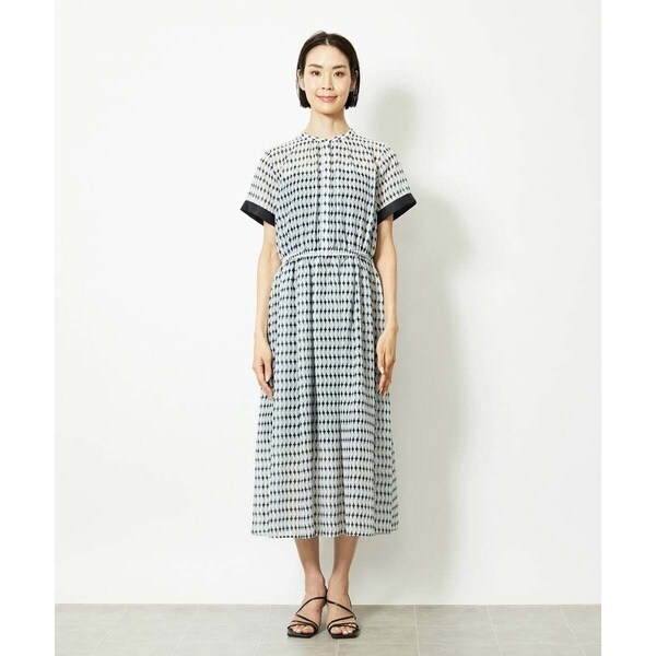 ミッシェルクラン（MICHEL KLEIN）/［小さいサイズ］ジオメトリック柄ワンピース_12