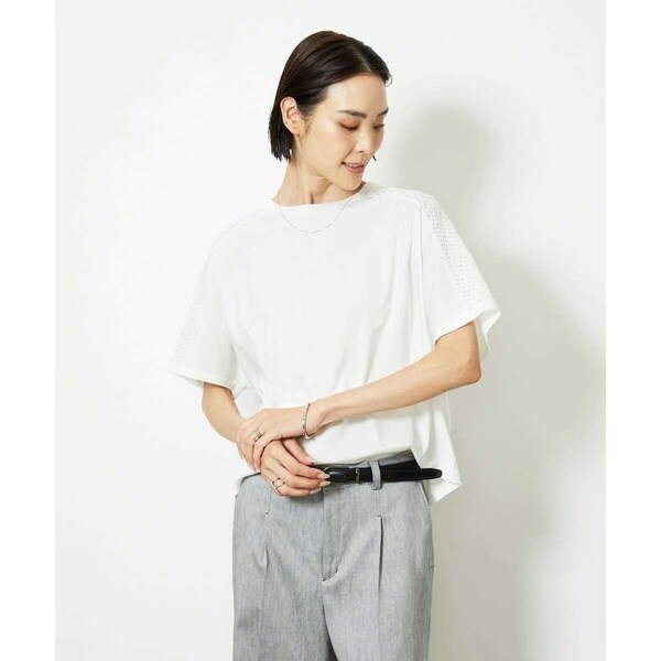 ミッシェルクラン（MICHEL ）/［小さいサイズ］トリオシアーチェックカットソー(セットアップ対応)