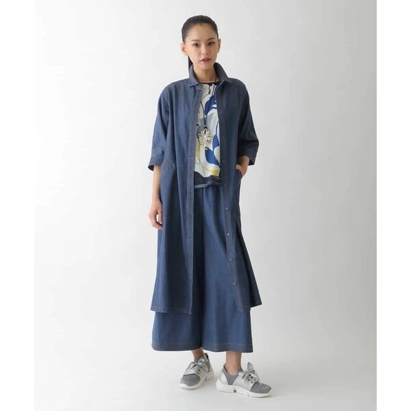 ヒロコビス（hirokobis）/【小さいサイズ】ステッチポイントデニムワンピース ヒロコビス（hirokobis）/【小さいサイズ】ステッチポイントデニム