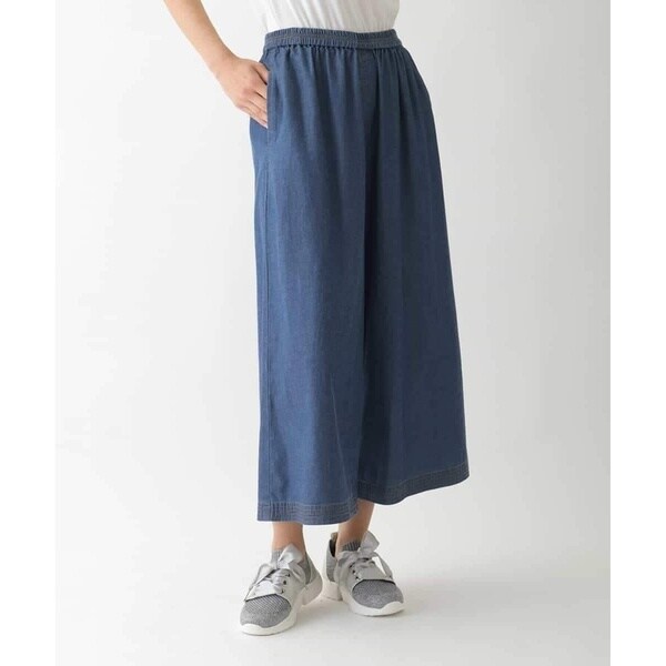 ヒロコビス（hirokobis）/【小さいサイズ】ステッチポイントワイドプルオンパンツ