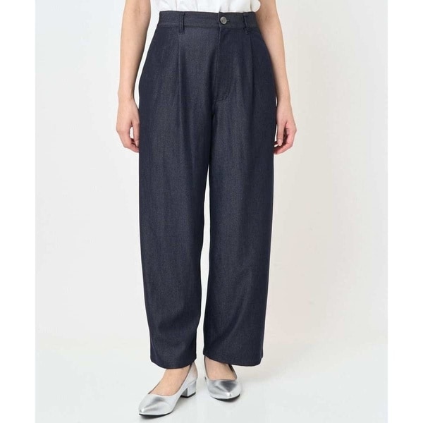 MK ミッシェルクラン（MK MICHEL  ）/【小さいサイズ】ソフトデニムライクバレルパンツ/洗濯機で洗える