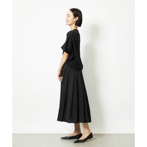 ミッシェルクラン（MICHEL KLEIN）/［小さいサイズ］トリオシアーチェックフレアスカート(セットアップ対応)_19