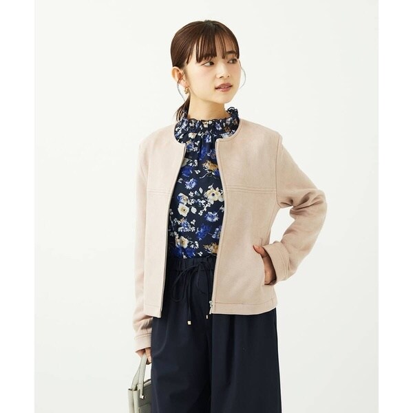 MK ミッシェルクラン（MK MICHEL KLEIN ）/【小さいサイズ】クラシックフラワープリント シフォンブラウス/洗濯機で洗える_8