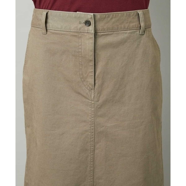 ミッシェルクラン（MICHEL ）/[小さいサイズ][セットアップ対応]チノAラインスカート ミッシェルクラン（MICHEL KLEIN）/[小さいサイズ][セットアップ対応