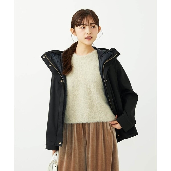MK ミッシェルクラン（MK MICHEL KLEIN ）/【小さいサイズ】ダウンライナー付きマルチwayブルゾン/撥水加工