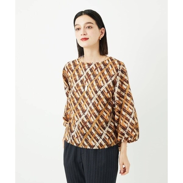 ジョルジュ・レッシュ（ES RECH）/[日本製]フェザーバルーンスリーブブラウス