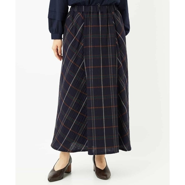 ジャンニ・ロ・ジュディチェ（GIANNI LO GIUDICE）/[日本製]二重織チェックスカート