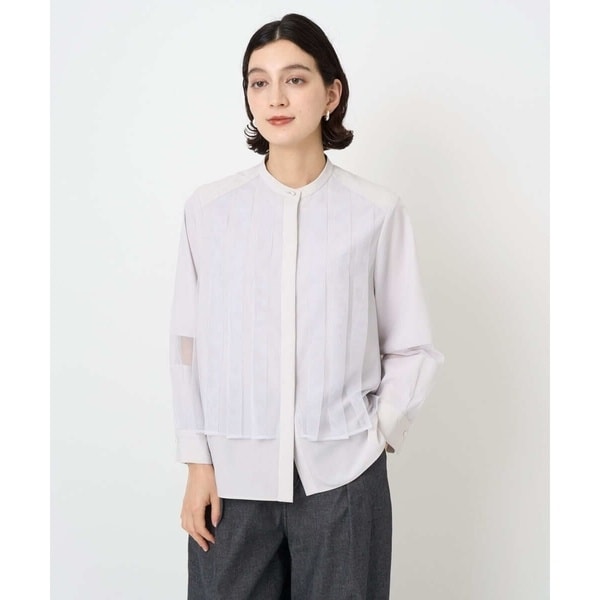 ジョルジュ・レッシュ（ES RECH）/シアーチュールレイヤードブラウス