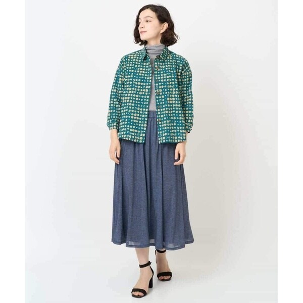 ジャンニ・ロ・ジュディチェ（GIANNI LO GIUDICE）/[セットアップ対応]デニムライクプリントスカート_15