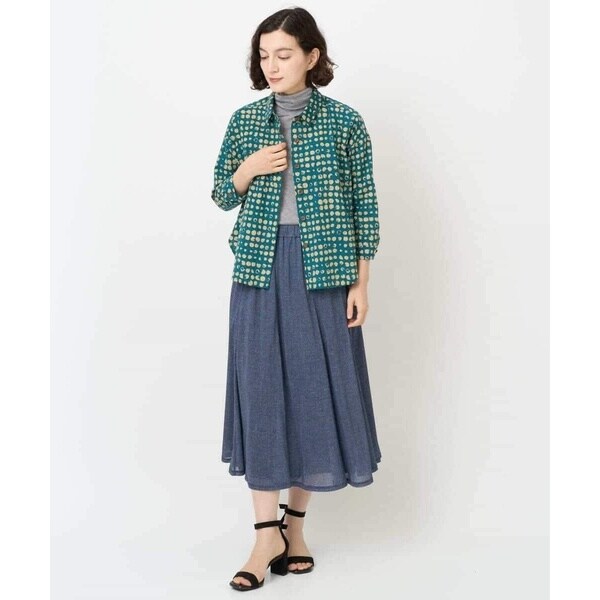 ジャンニ・ロ・ジュディチェ（GIANNI LO GIUDICE）/[セットアップ対応]デニムライクプリントスカート_16