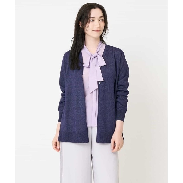 クリスチャンオジャール（christianaujard）/[アンサンブル対応]長袖ラメカーディガン