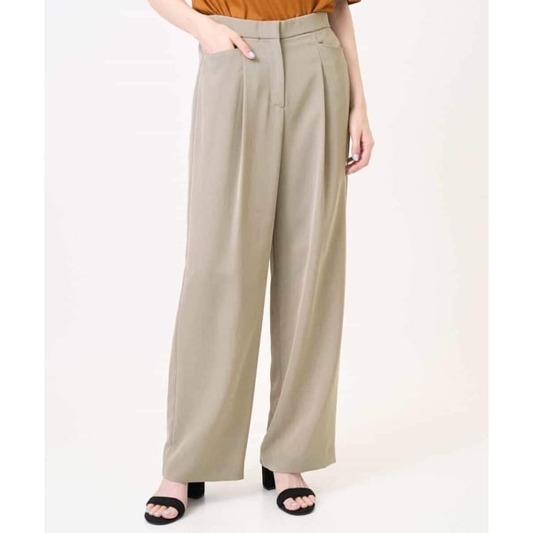 クリスチャンオジャール（christianaujard）/タック入りセミワイドパンツ
