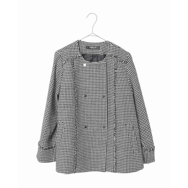 ヒロコビス（hirokobis）/【小さいサイズ/セットアップ対応】千鳥チェックツイードジャケット