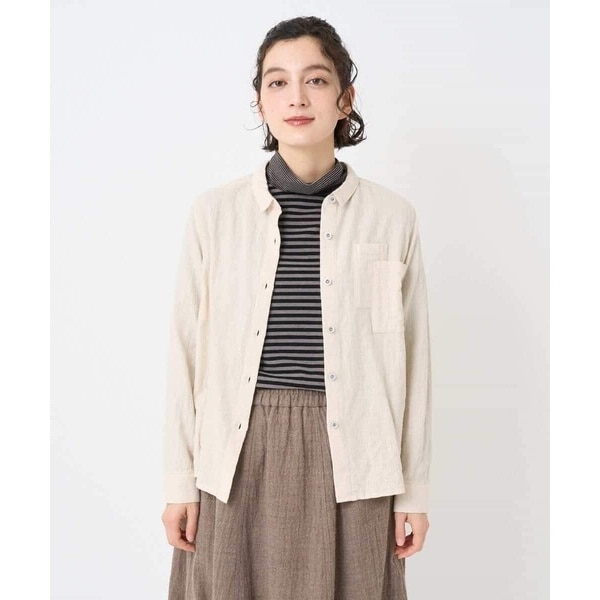 ジャンニ・ロ・ジュディチェ（GIANNI LO GIUDICE）/シャーリング起毛ブラウス