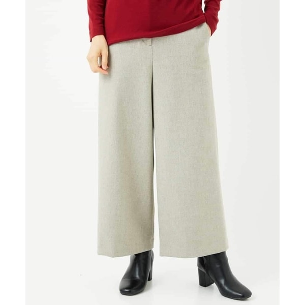 ジャンニ・ロ・ジュディチェ（GIANNI LO GIUDICE）/両面起毛ワイドストレートパンツ